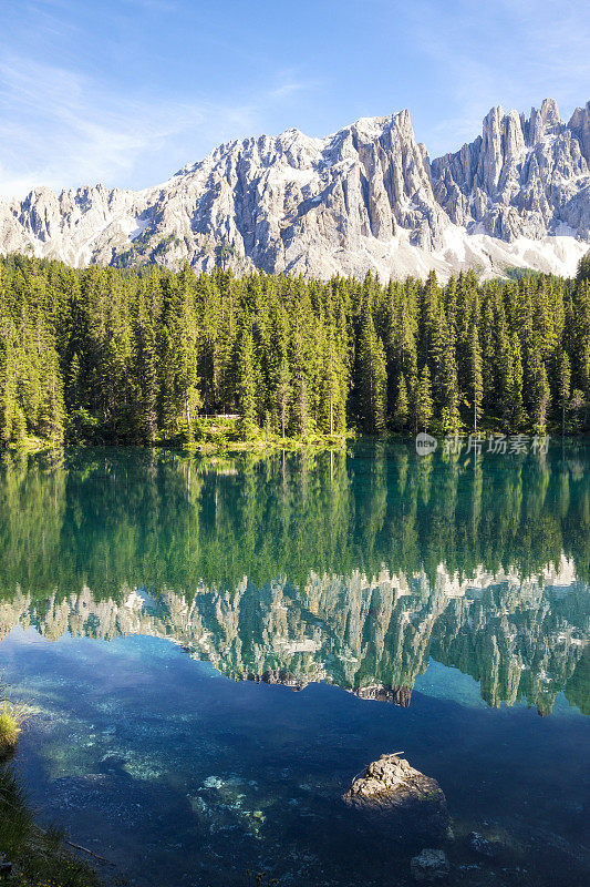 爱抚湖- Karersee, Trentino-Alto Adige，意大利